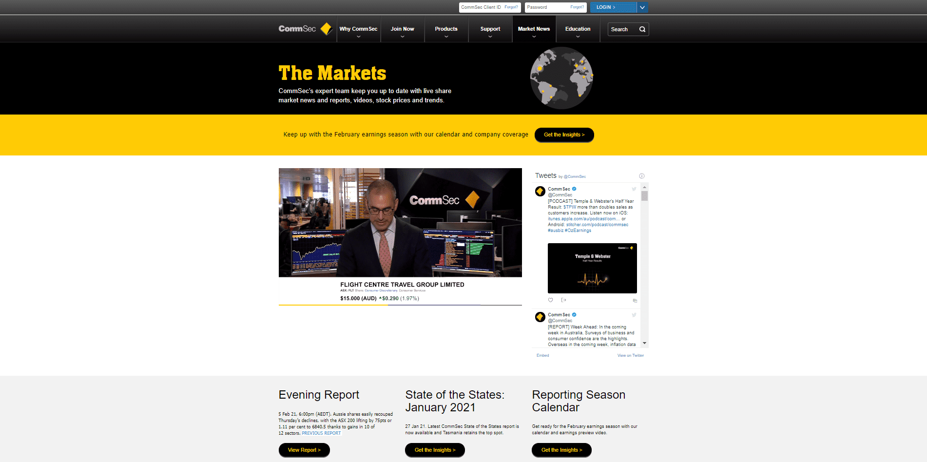 CommSec Review the Markets